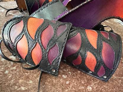 Pagan Ram Costume with wristlets and anklets